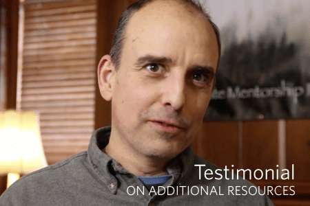 Testimonial: On Additional Resources